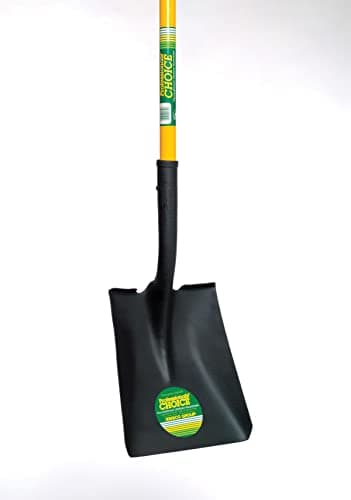 Emsco Group 1736-1 Professional's Choice Square Point Garden Shovel, 28", Yellow/Black