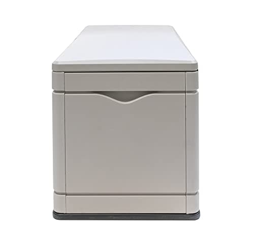 Lifetime 60040 Deck Box, 130 Gallon, Desert Sand