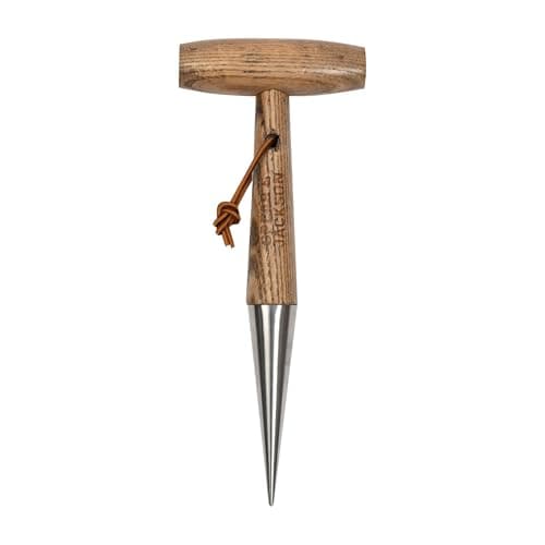Spear & Jackson 5610DB Handheld Traditional English Style Stainless Steel Dibber / Planter - For planting Seeds and Bulbs