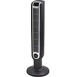 Lasko Oscillating Tower Fan, 3 Quiet Speeds, Timer, Remote Control, for Bedroom, Kitchen, Office, 36", Black, 2511
