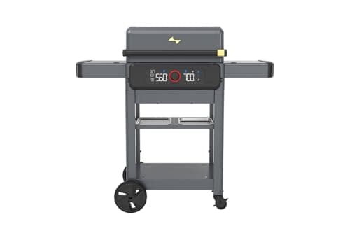 Current® Model G Dual Zone Grill, Slate – Smart, Electric Grill, Apartment-Friendly - 24653014DG