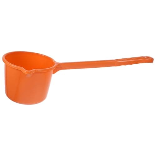 NOLITOY Plastic Water Ladle Long Handle, Bath Water Ladle Dipper for Bathroom Hair Washing, Garden Watering Scoop, Soup Serving Spoon for Kitchen