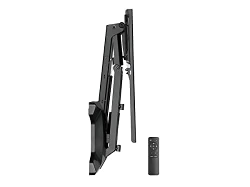 Monoprice Premium Pull-Down Above Fireplace TV Wall Mount Motorized Electric for 37" to 80" TVs up to 77lbs, Max VESA 600x400