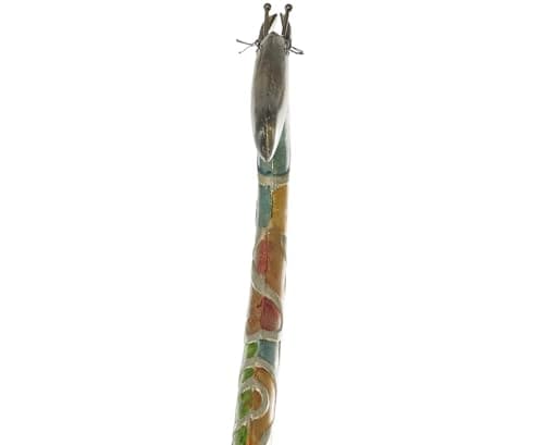 Deco 79 Metal Giraffe Decorative Sculpture Indoor Outdoor Tall Home Decor Statue with Detailed Embossed Scrollwork, Accent Figurine 17" x 7" x 73", Multi Colored