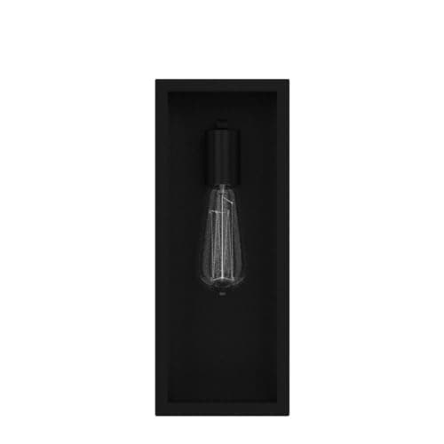 2-Pack Outdoor Wall Lanterns, Exterior Waterproof Wall Sconce with Glass Shades, Matte Black Porch Lights Wall Mounted, Anti-Rust E26 Modern Wall Lighting Fixtures for Patio Garage Entryway Front Door