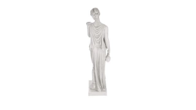 Design Toscano KY71304 Hebe of Youth Garden Statue, Large, Antique Stone