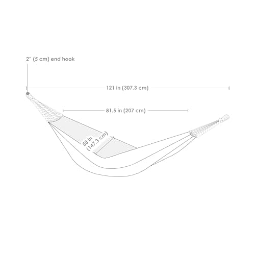 Sunnydaze Jacquard Double Hammock - Large 2-Person Hammock for Outdoors - Retro Waves