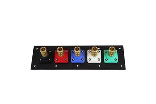 5 Position CAM Lock Panel, 400 Amp, 3 Phase 120/208V, Male, 45°, Double Set-Screw Connections with NEMA 3R Caps and Lanyards, Series 16 CAM Connectors, Power Distribution Panel