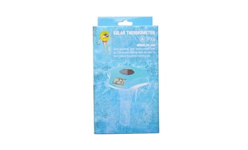 Solar Digital Pool & Spa Thermometer, Weather Resistant Floating Thermometer, IPX-8 Water Proof, 10s Measuring Cycle, Solar Powered with Over 180 Days Battery Life