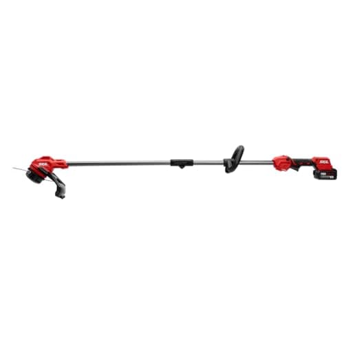 Skil LT4823B-10 PWR CORE 20 Brushless 20V 13'' String Trimmer Kit, Includes 4.0Ah Battery and Charger, Red