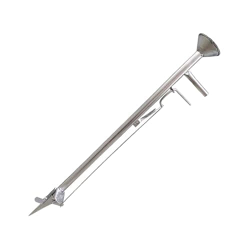 Garden Seeder Bulb Planting Tool, Agriculture Garden Sowing and Fertilization Vegetable Seeder,Manual Planter,Long Handled Bulb Planter Tools for Beans Cotton, Length 93cm