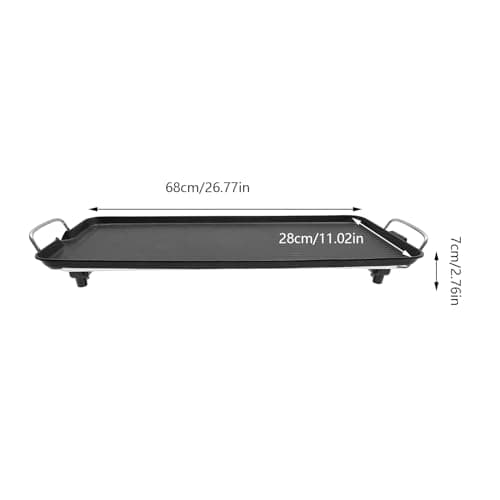 Nonstick Electric Barbecue Grill,BBQ Grill 32-482℉ Adjustable Temperature, Portable Electric Grill Outdoor, 1500W Electric Grill Plate for Yard, Travel, Picnic, Camping, Party