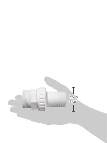 Hayward SP1493 1-1/2-Inch MIP White ABS Quick Disconnect Econo Union with 1-1/2-Inch Hose Barb