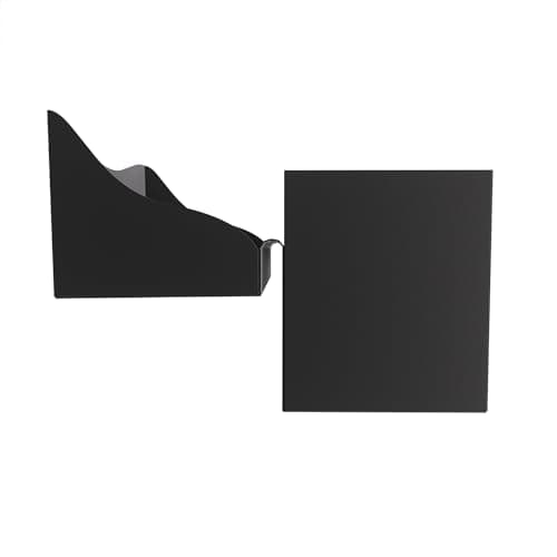 Gamegenic Double Deck Holder 200+ XL - Compact Storage Solution for Two Decks or 200 Double-Sleeved Cards, Includes Two Removable Deck Holders, Black Color, Made