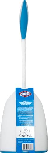 Clorox Corner Toilet Bowl Brush With Under Rim Scrubber