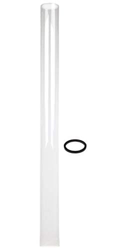 Resort Model 49,000 BTU Natural Gas Glass-Tube Flame Patio Heater in Rich-Mocha Matte Finish with Mobility Wheels and Protective Cover