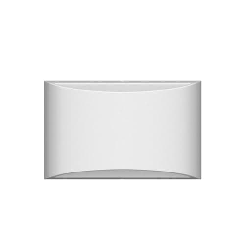 Aipsun Indoor Aluminum Modern LED Wall Sconce Hardwired Interior Wall Lights Set of 2 Up and Down Wall Mount Light for Living Room Bedroom Hallway Corridor Cool White 6000K(with G9 Bulbs)