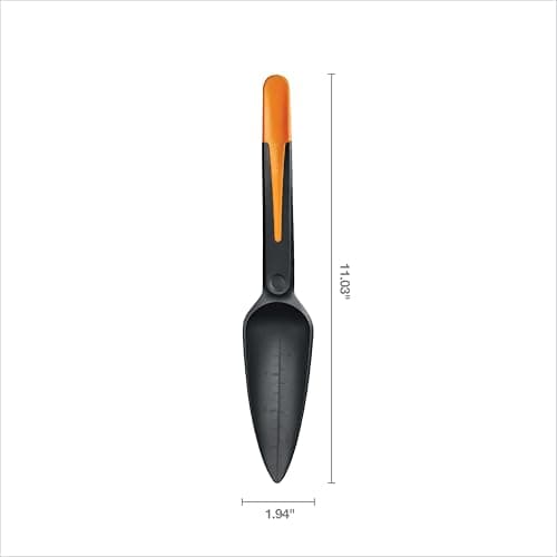 Fiskars 340110-1001 Seed Planting Trowel, Black