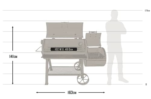 Oklahoma Joe's Longhorn Reverse Flow Offset Smoker - 17202053