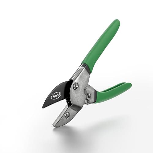 Scotts 8 in. Anvil Pruning Shears – 1/2 in. Cutting Capacity, Heavy-Duty Garden Pruner for Dry Stems and Dead Wood, Sap Resistant – Comfort Grip with Sharp Carbon Steel Blade for Yard and Garden Use