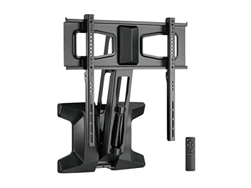 Monoprice Premium Pull-Down Above Fireplace TV Wall Mount Motorized Electric for 37" to 80" TVs up to 77lbs, Max VESA 600x400