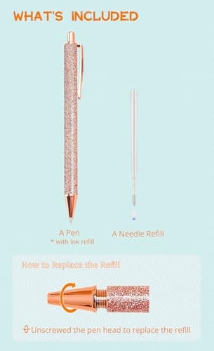 Craft Weeding Pen, Essential Adhesive Vinyl Tool, Precision Needle for Craft Weeding, Vinyl Air Release or Car Puncturing Installation, Rose Gold