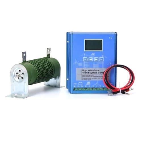 3000 Watt Wind Turbine Generator Kit, 3KW Windmill Generator, 24V 48V 96V 120V Free Energy Generator, Vertical Axis Wind Generator for Home Use(48V)