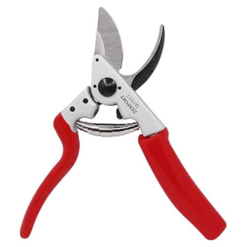 Zenport QZ407 Rotating Professional Pruner, 1-Inch Cut, 8.25-Inch Long, Red