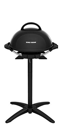 George Foreman Indoor/Outdoor Electric Grill (15-Serving) and George Foreman GFA0240RDCG Round Grill Cover