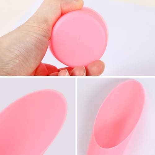 MIDELONG 2 Pcs Bonsai Soil Scoops, 6.4in Long Plastic Cups Garden Soil Scoops Small Gardening Tool Colorful Bucket Shovel Mini Potting Scoopers Bonsai Tool for Plant Flower Succulent