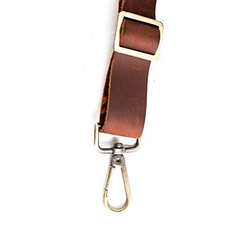 Luchuan Waterproof Waxed Canvas Tool Apron With the Adjustable Genuine Leather Belt (Black)