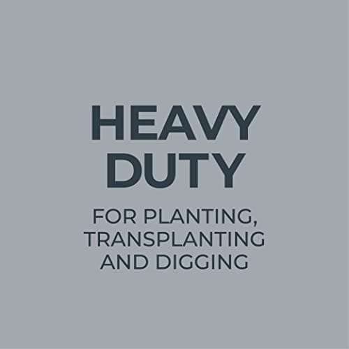 Woodland Tools Co. Heavy Duty Garden Transplanter – Rust-Resistant Aluminum Hand Trowel with Depth Gauge and Ergonomic Soft Grip Handle