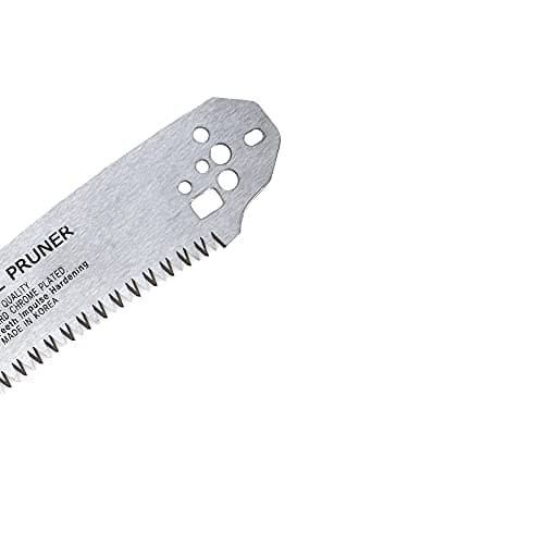 Universal Type Saw Blade, Compare The Holes on The Picture and See if Your Blade Can Match Up, Pole Pruner Blade Replacement, Razor-Sharp Curved Blade Saw, 15.5 inch Length