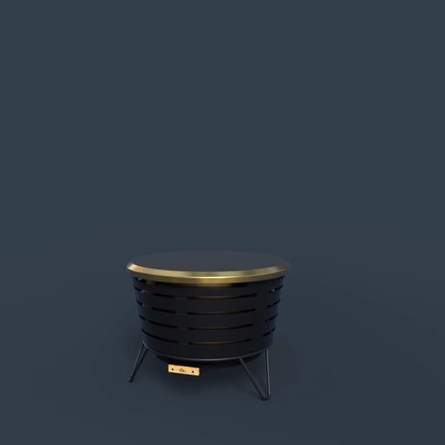 25-Inch Smokeless Patio Fire Pit, Wood Burning with Removable Ash Pan & Weather-Resistant Cover, Modern Black Design – Ideal Outdoor Smokeless Fire Pit for Backyard & Patio