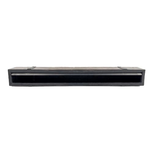 Thermastone 72 Inch Concrete Fireplace Mantel Shelf | Banded Style | Non-Combustible & Heat Resistant | Indoor or Outdoor Use | ProCoat Coating for Heavy-Duty Protection | Lighter Weight