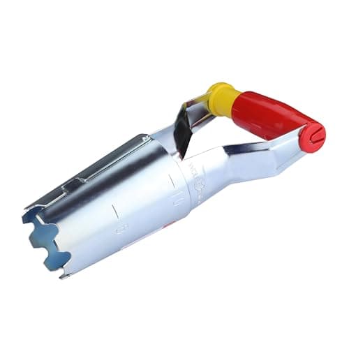 Wolf-Garten FHN Bulb Planter Fixed Hand Tool, Red, 38x2.5x1.7 cm