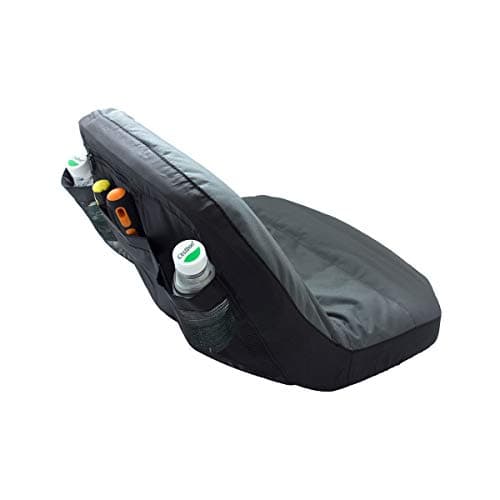 Weatherproof Deluxe Riding Lawn Mower Seat Cover, Medium, Black