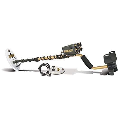 Fisher Gold Bug 2 Metal Detector with Coil Combo – Includes 6" and 10" Elliptical Search Coils for Maximum Gold Nugget Detection