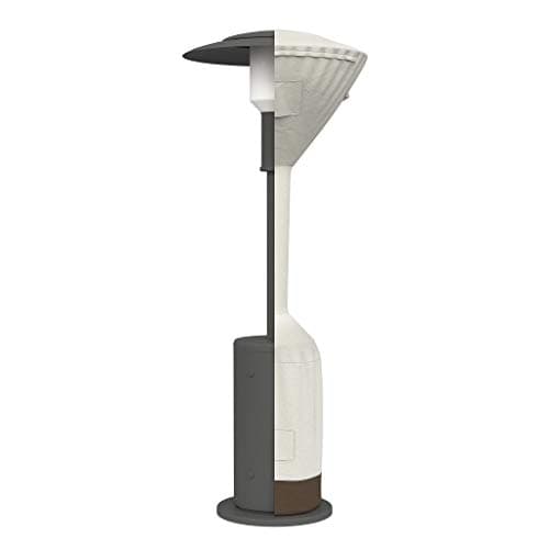 Amazon Basics Outdoor Round Stand Up Patio Heater Cover, Tan, 36" x 18.5" x 95"
