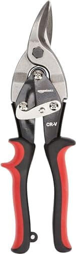 Amazon Basics 3-Piece Aviation Snip Set - Left, Right and Straight Cut