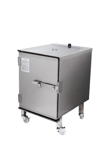 SmokinTex Pro 1100 Electric Smoker - Stainless Steel Portable Smoker with Temperature Control, Wood Chip Tray, and Meat Probe for BBQ, Jerky, Vegetables - Indoor/Outdoor Use