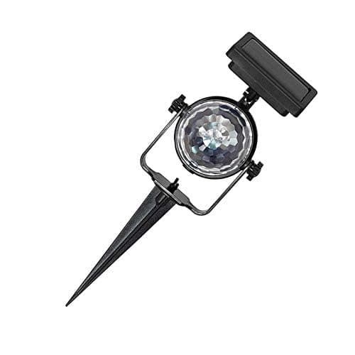 Solar Projection Lamp RGB Rotatable Crystal Magic Ball Disco Stage Light Outdoor Lawn Landscape Color LED Light
