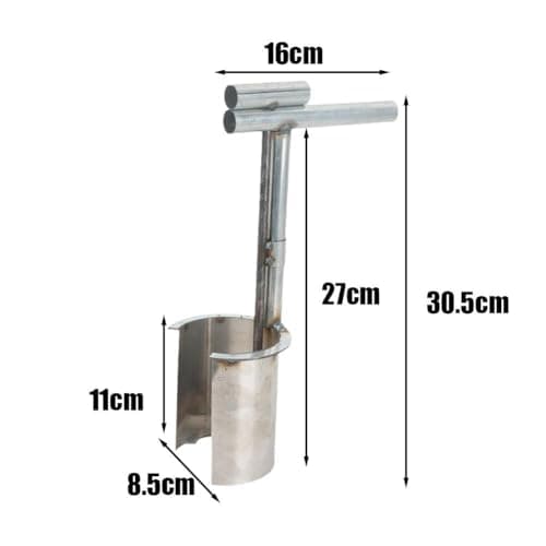 Bulb Planter Tool, 2025 New Plant and Fruit Tree Seedling Transplanter,Heavy Duty Stainless Steel Seed Planting Tools for Digging Holes Sowing Plant Bulb