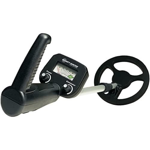 Bounty Hunter BHJS Junior Metal Detector for Children, 6.5 Inch Weather Resistant Coil, Lightweight, Ergonomic Design, Easy to Use, Comfortable Handle, Black