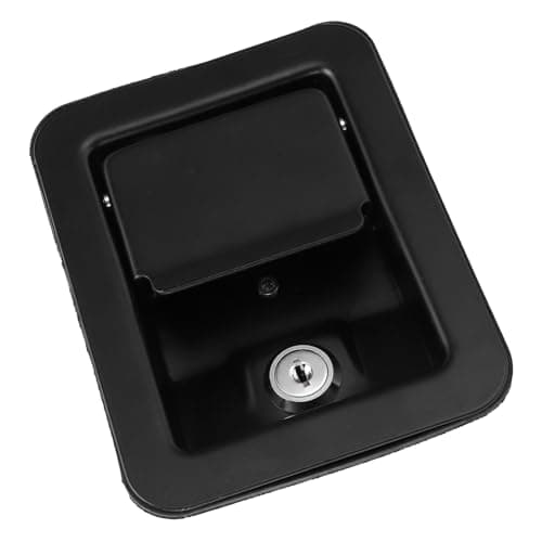Generator Panel Lock - Stainless Steel 4-Corner Mounting Silent Unit Lock with Keys - Lock Accessories for Secure Generator Enclosures-size1