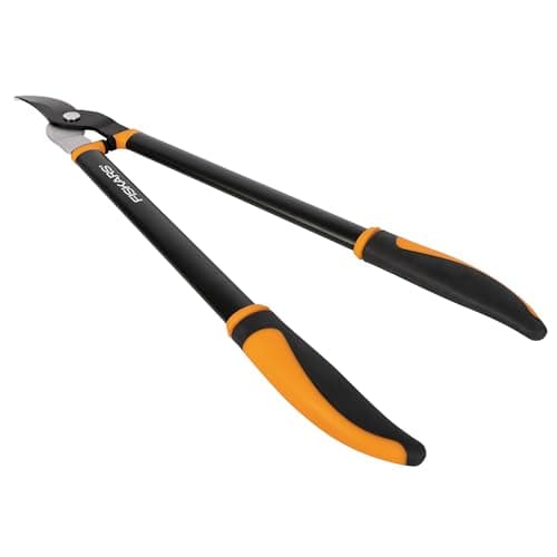 Fiskars Bypass Lopper, Lightweight Tree Pruning Tool, Rust Resistant and Low Friction Coating, SoftGrip Handle Control with Shock-Absorbing System, 24 inches
