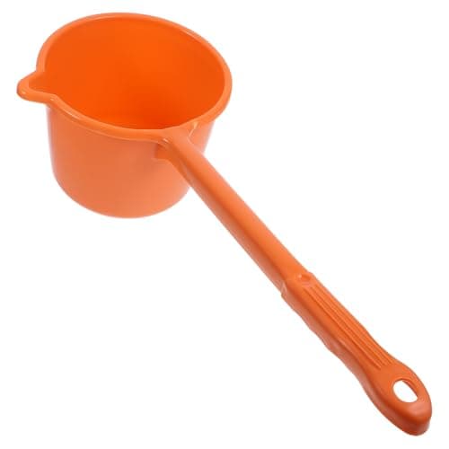 NOLITOY Plastic Water Ladle Long Handle, Bath Water Ladle Dipper for Bathroom Hair Washing, Garden Watering Scoop, Soup Serving Spoon for Kitchen
