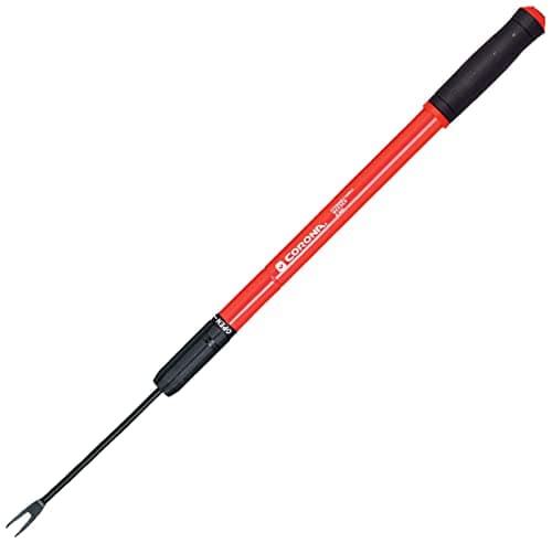 AMES 2942100 Forged Dandelion Weeder with Hardwood Handle & Corona GT3040 Extendable Handle Weeder, Red