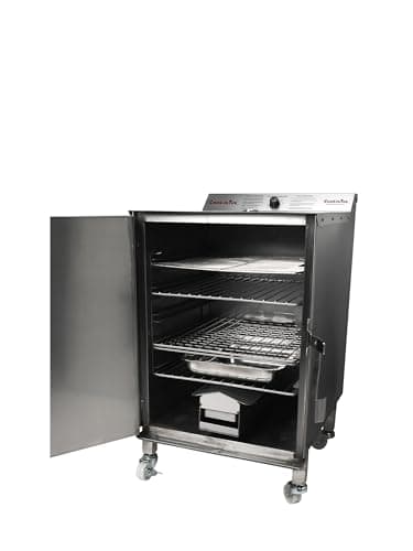 SmokinTex Pro 1400 Electric Smoker - Spacious & Insulated Stainless Steel Smoker with 700W Heating, Digital Temperature Control for BBQ, Jerky, Vegetables - Indoor/Outdoor