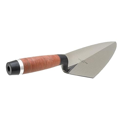 MARSHALLTOWN Philadelphia Brick Trowels, Leather Handle, 279mm Length, 140mm Width, Made In The USA, 19L11